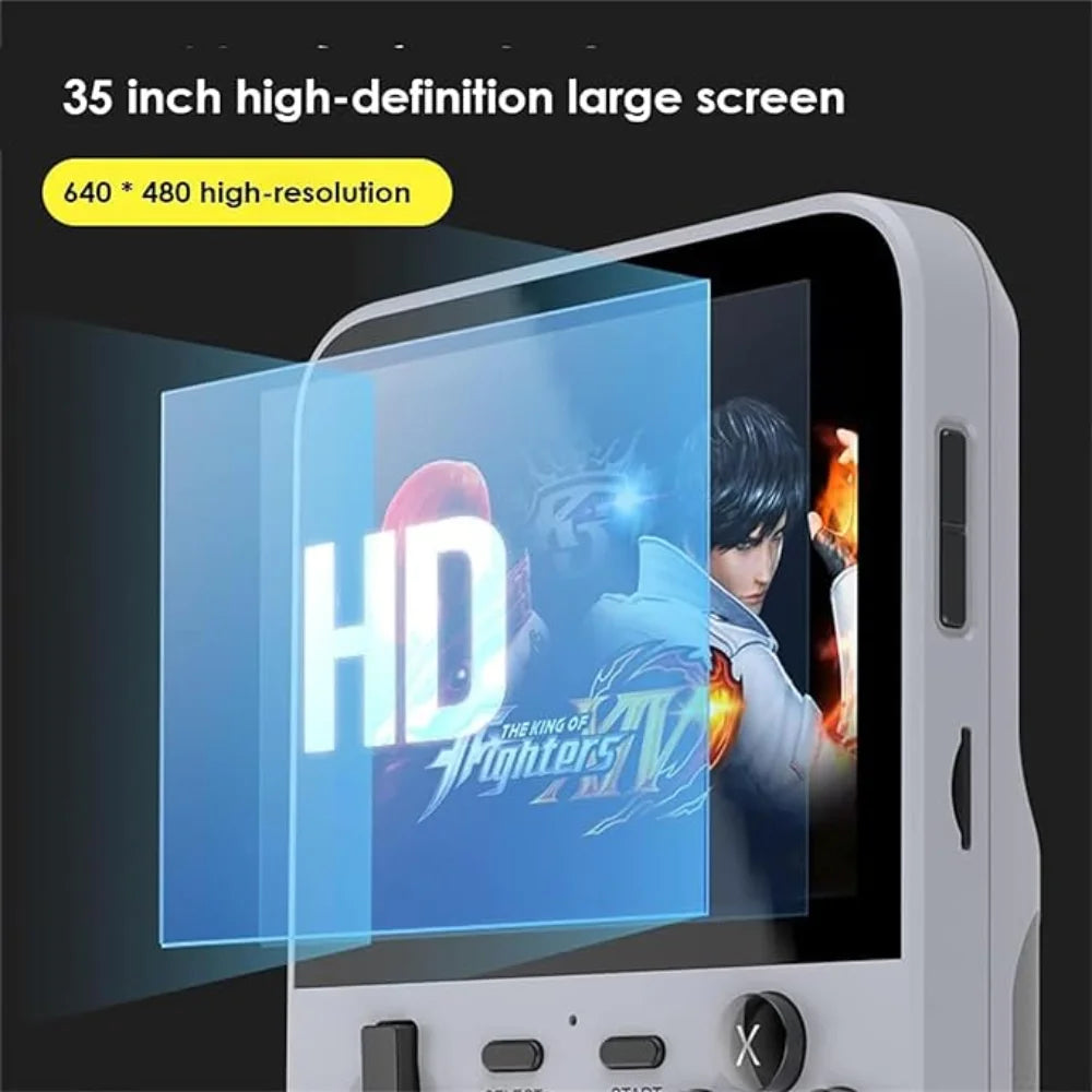 D-007 handheld game console - 3.5 inches video game player with 128gb and 10,000 games - console | video console