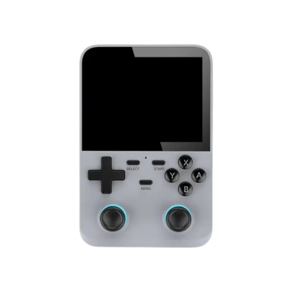D-007 handheld game console - 3.5 inches video game player with 128gb and 10,000 games - grey - console | video console