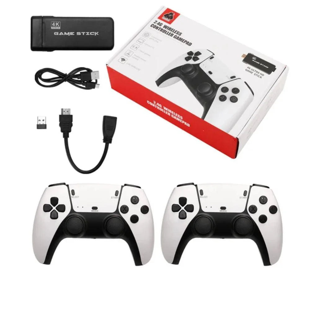 Game stick 4k hdmi console - pro hd video gaming with 2.4g wireless connectivity - console | video console
