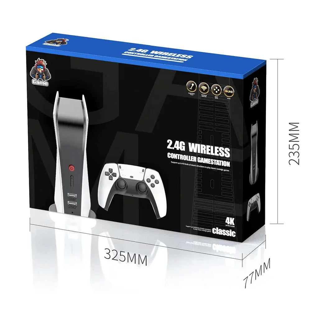 M5 2.4g wireless controller game station in ps5 style 4k hd output retro - console | video console
