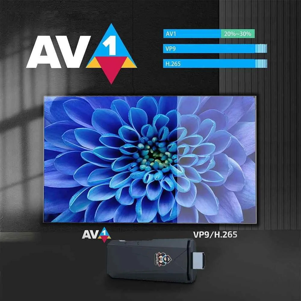 New r9 atv set-top box s905y android 13.0 voice bluetooth network player 2g16g - tv