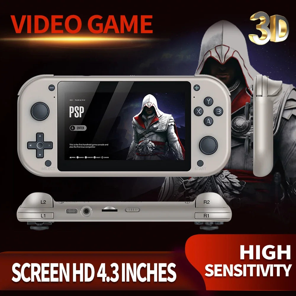 M17 retro handheld game console - 4.3 inch display with 20,000+ classic games - console | video console