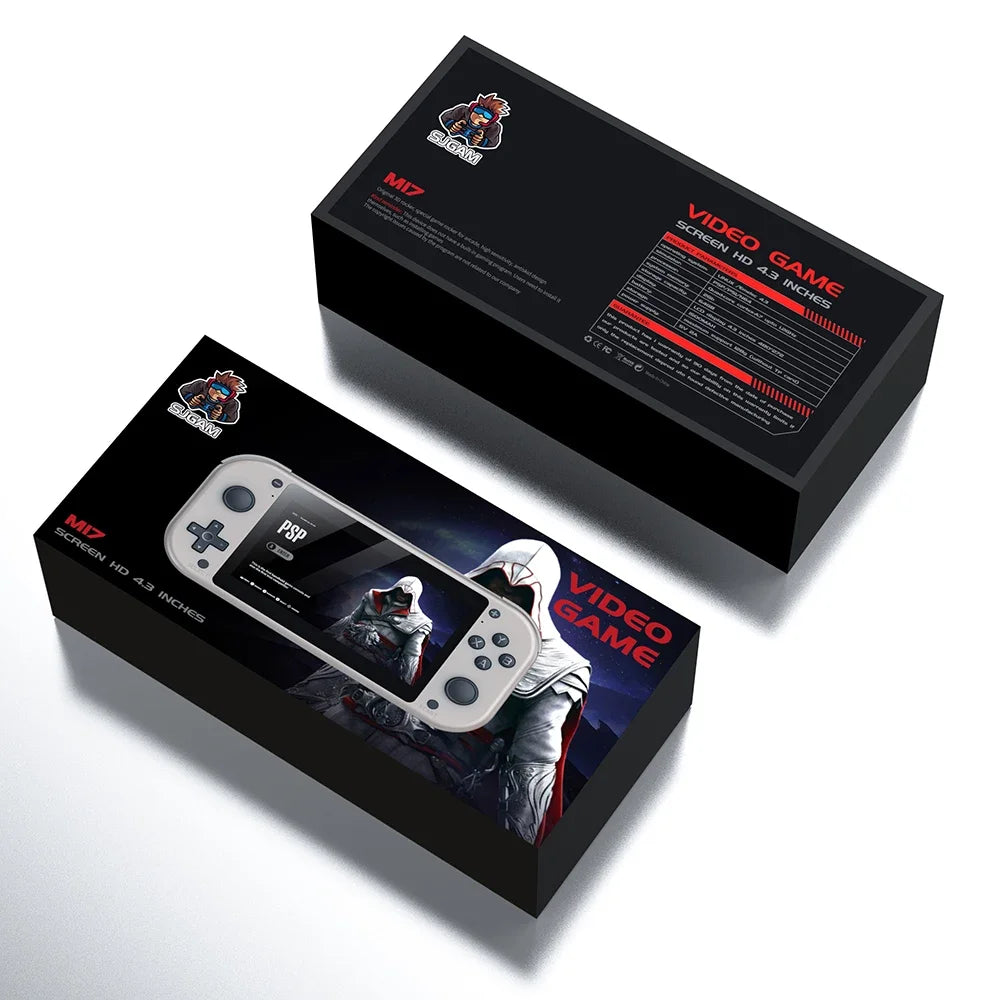 M17 retro handheld game console - 4.3 inch display with 20,000+ classic games - console | video console