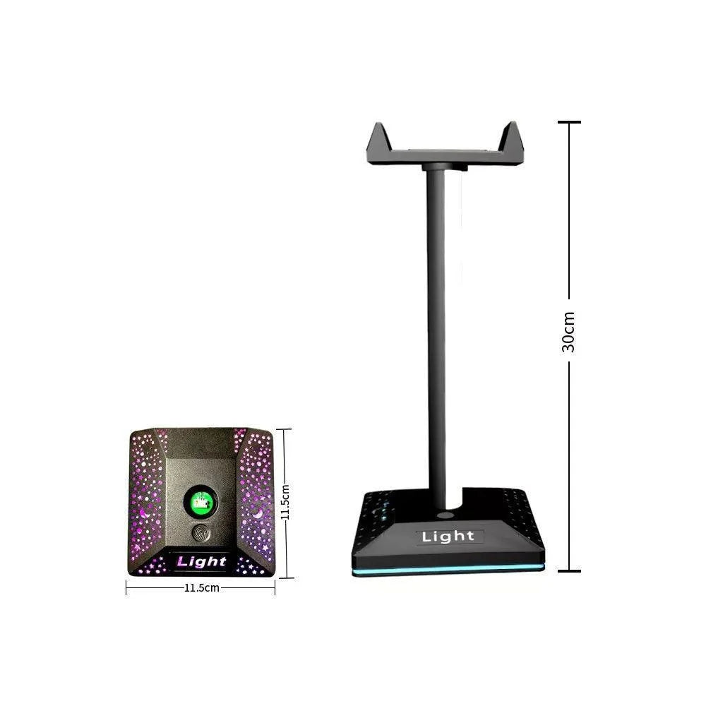 Rgbic headphone stand light display stand detachable ambient light - audio | headset accessories