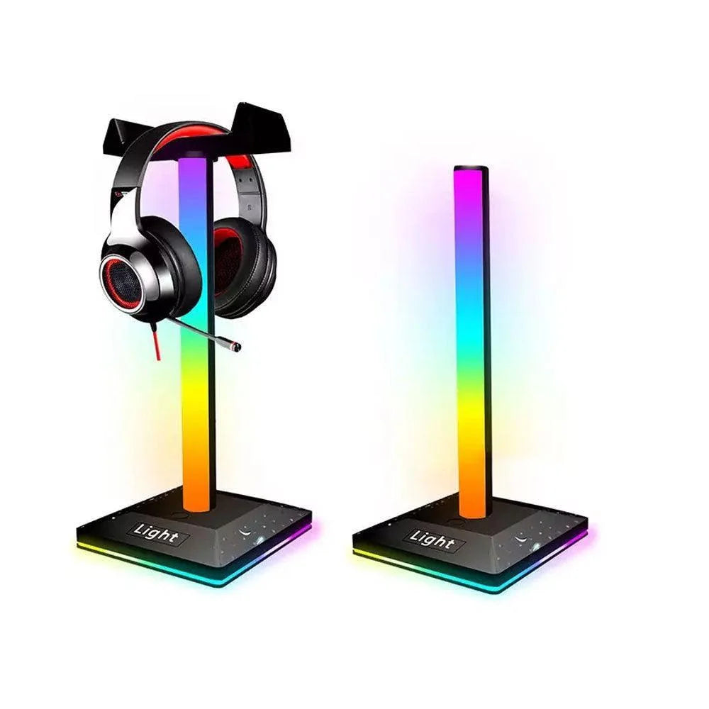 Rgbic headphone stand light display stand detachable ambient light - audio | headset accessories