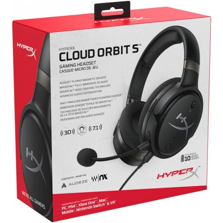 Hyperx Cloud Orbit S-gaming Headset,3d Audio,head Tracking, Pc,xbox One,ps4,mac,mobile,nintendo Switch - Gameonjo