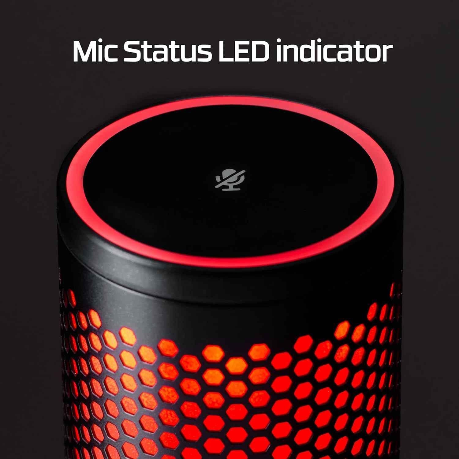 Hyperx quadcast 2 microphone for gaming streaming and podcasting - streaming