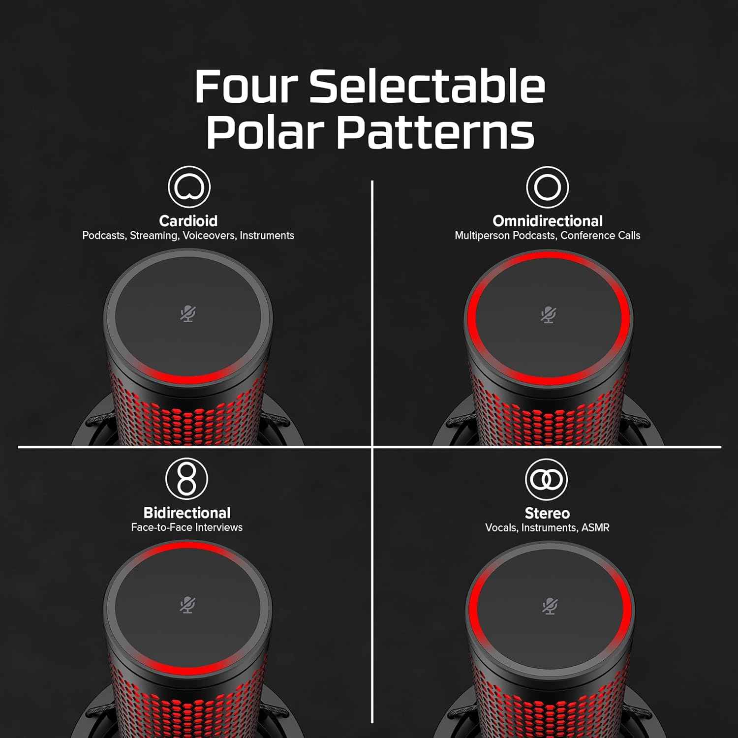 Hyperx Quadcast 2 – Usb Microphone for Gaming, Streaming and Podcasting,