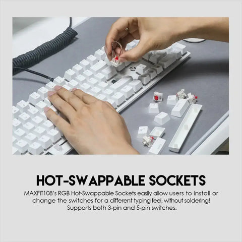 MAXFIT108 SPACE EDITION RGB MECHANICAL KEYBOARD