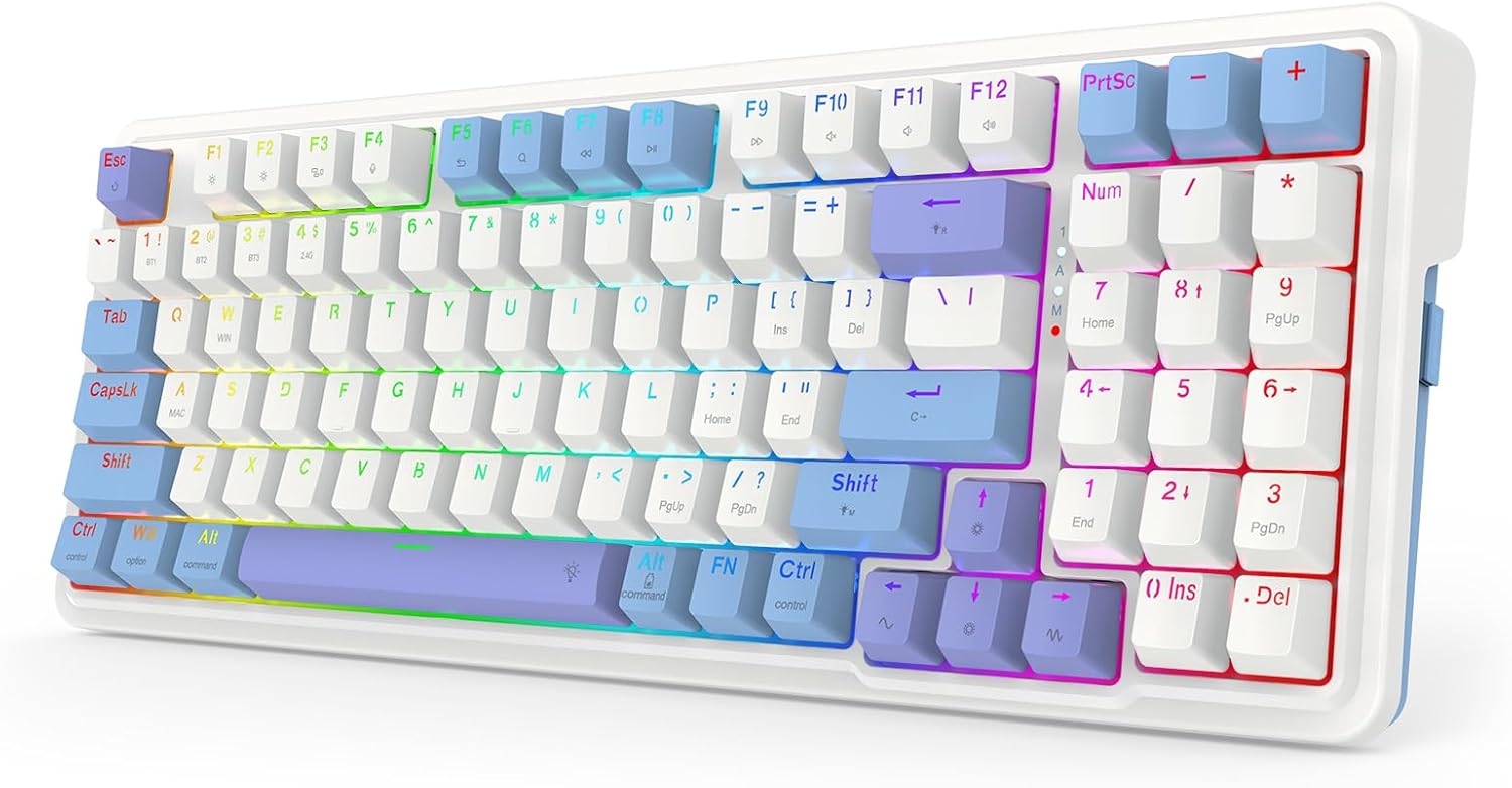 Keyboards Wired and wireless Bluetooth mechanical gaming keyboard Redragon