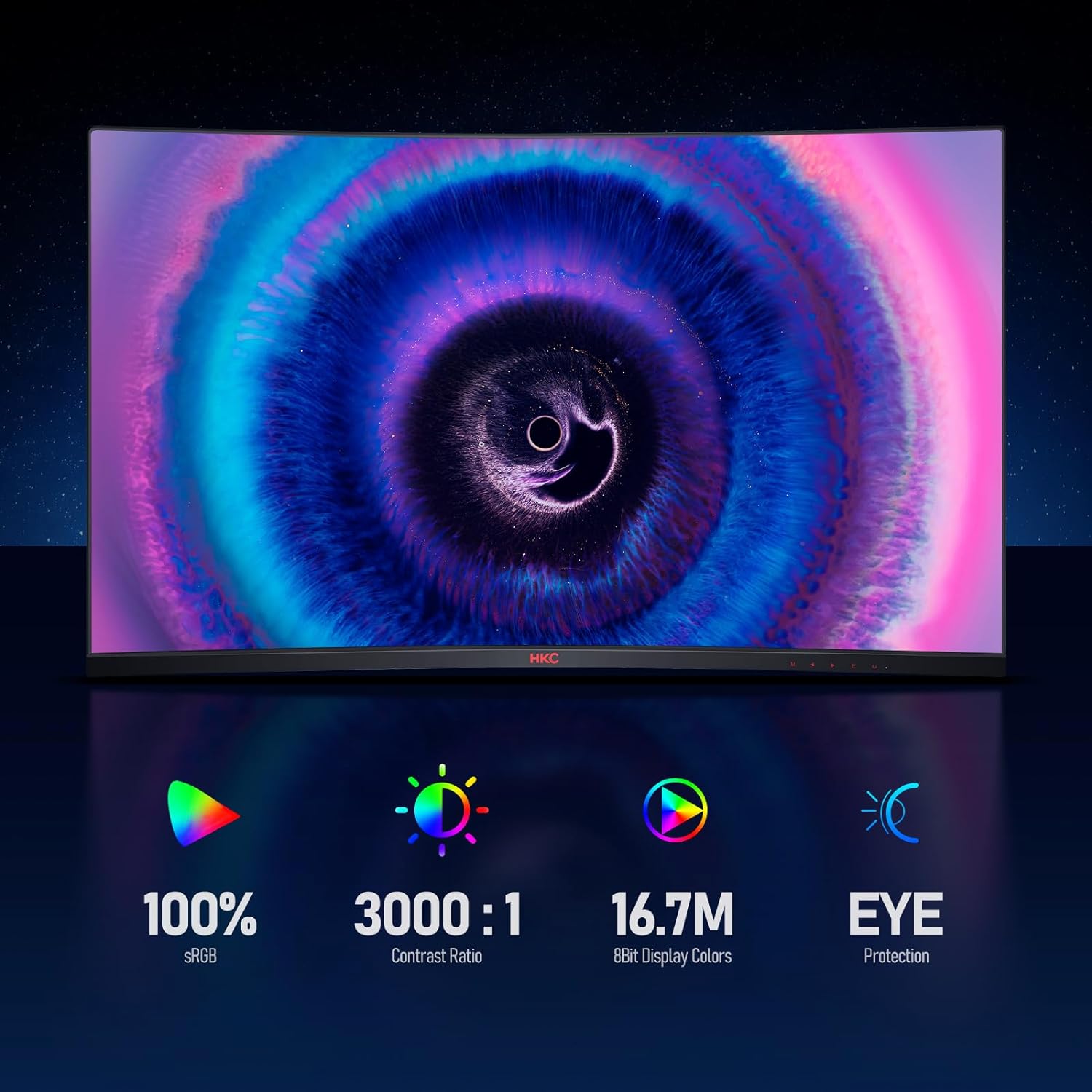 Koorui 32 Inch Curved Gaming Monitor - Qhd (2560 x 1440) 2k Display, 170hz