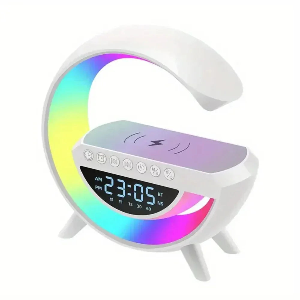Led speaker rgb multifunction wireless charger smart - cables&charges