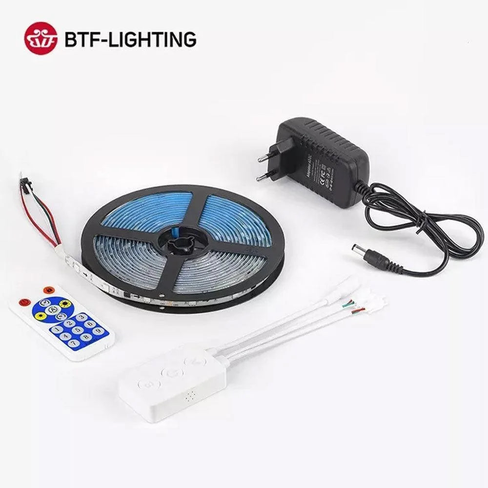 Btf-lighting dreamcolor led strip light bluetooth - lightning | strip lights