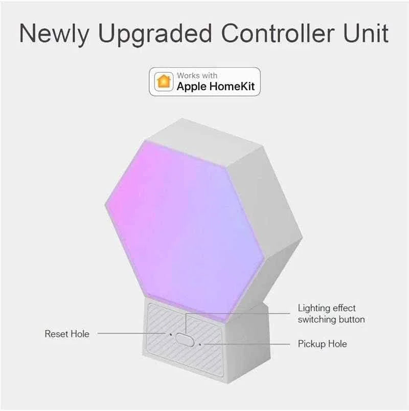 Cololight plus wifi led lights kit - 7 dynamic color changing led lights for home ambiance - lightning | panels | lamps