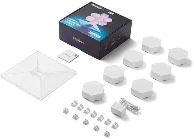 Cololight plus wifi led lights kit - 7 dynamic color changing led lights for home ambiance - lightning | panels | lamps