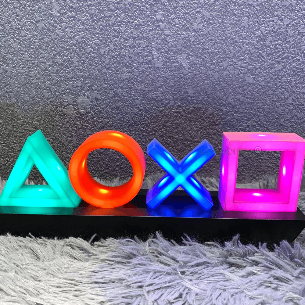 Game icon light ps4 music playstation icon - lightning | panels | lamps | signs