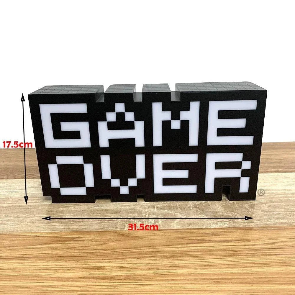 Game over lamp voice control led light - lightning | panels | lamps | signs