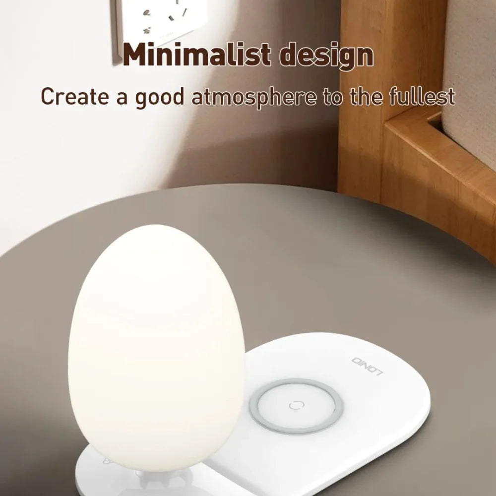 Ldnio y3 wireless charging lamp - fast wireless charging desk lamp - lightning | panels | lamps | signs