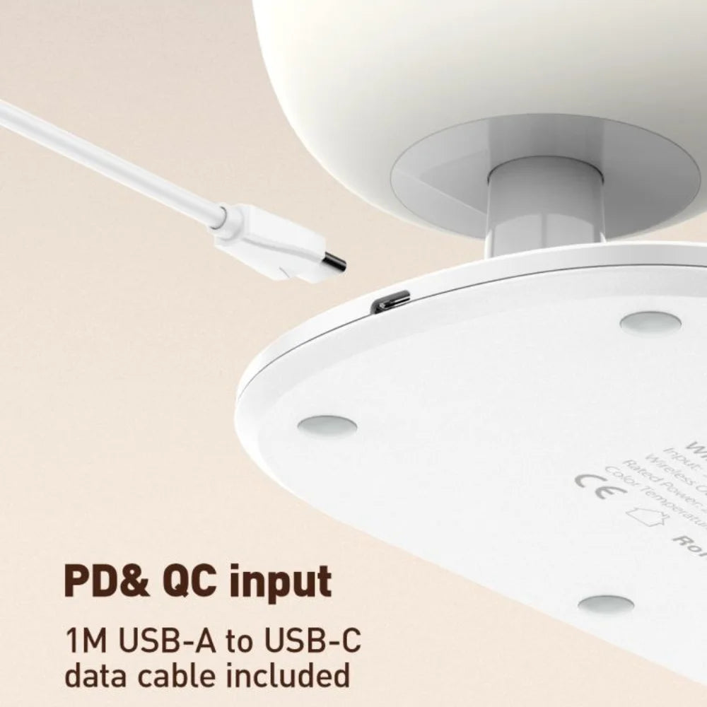 Ldnio y3 wireless charging lamp - fast wireless charging desk lamp - lightning | panels | lamps | signs