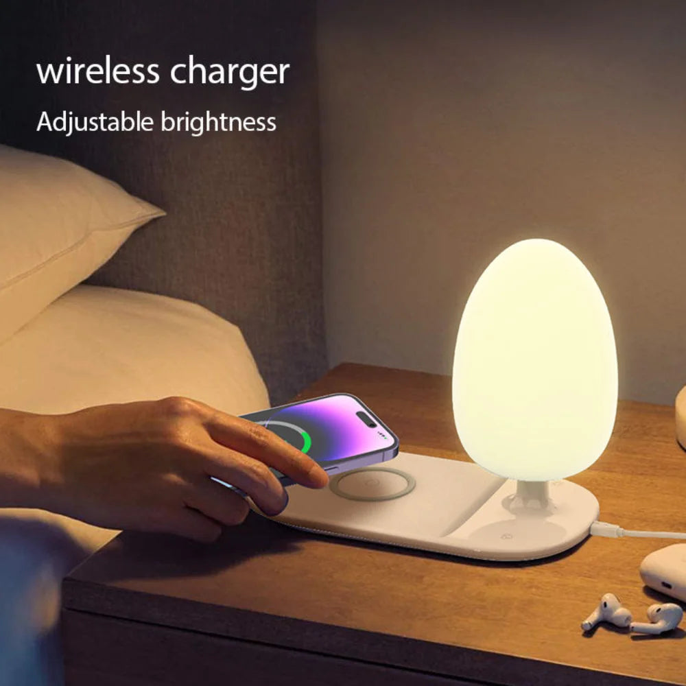 Ldnio y3 wireless charging lamp - fast wireless charging desk lamp - lightning | panels | lamps | signs