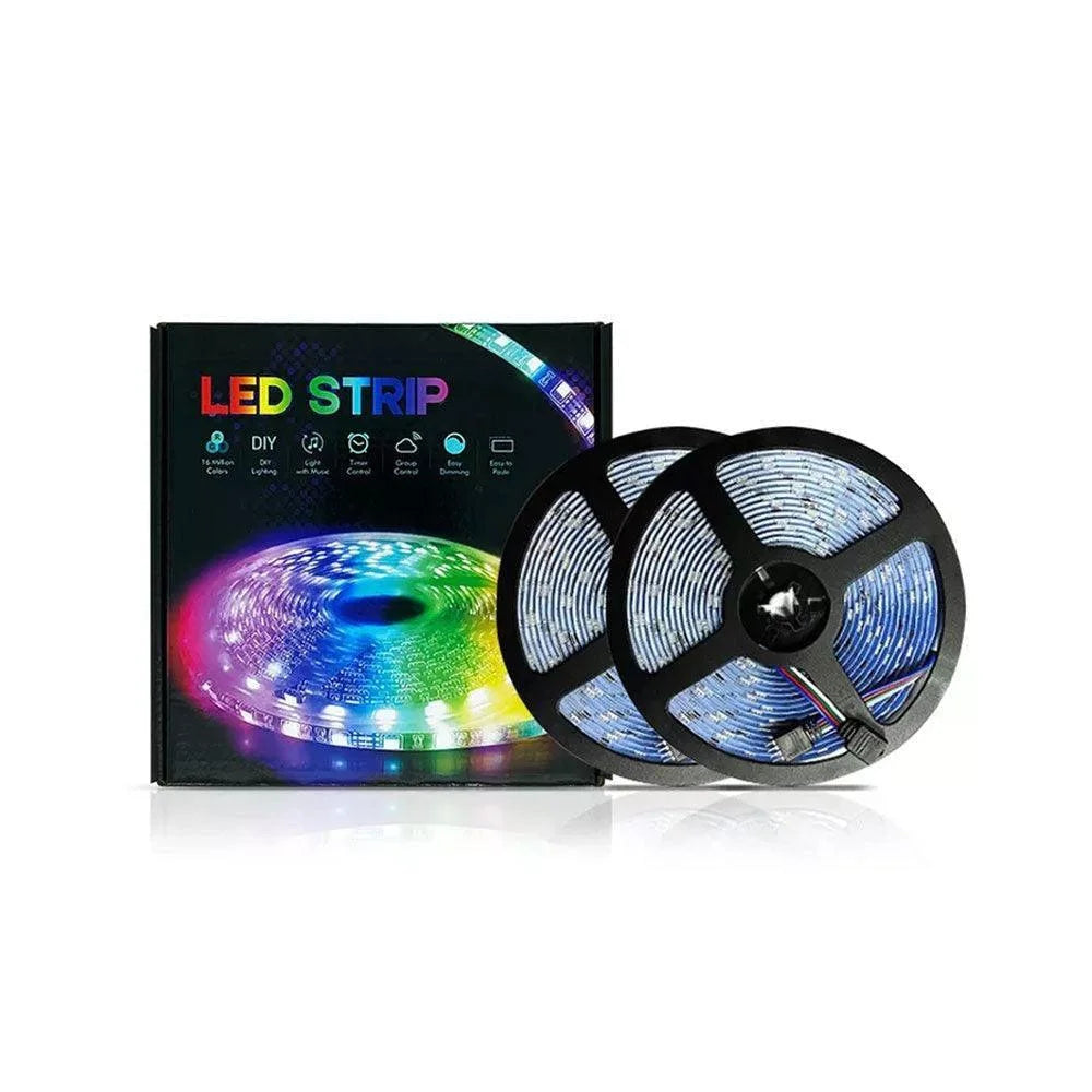 Led strip 5050 rgb light bar set smart application - lightning | strip lights