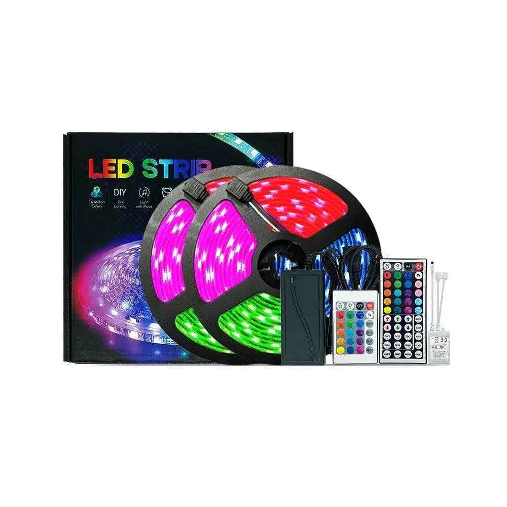 Led strip 5050 rgb light bar set smart application - 5m - lightning | strip lights