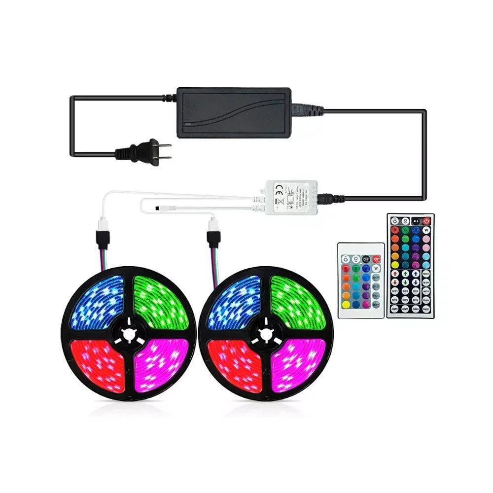 Led strip 5050 rgb light bar set smart application - lightning | strip lights