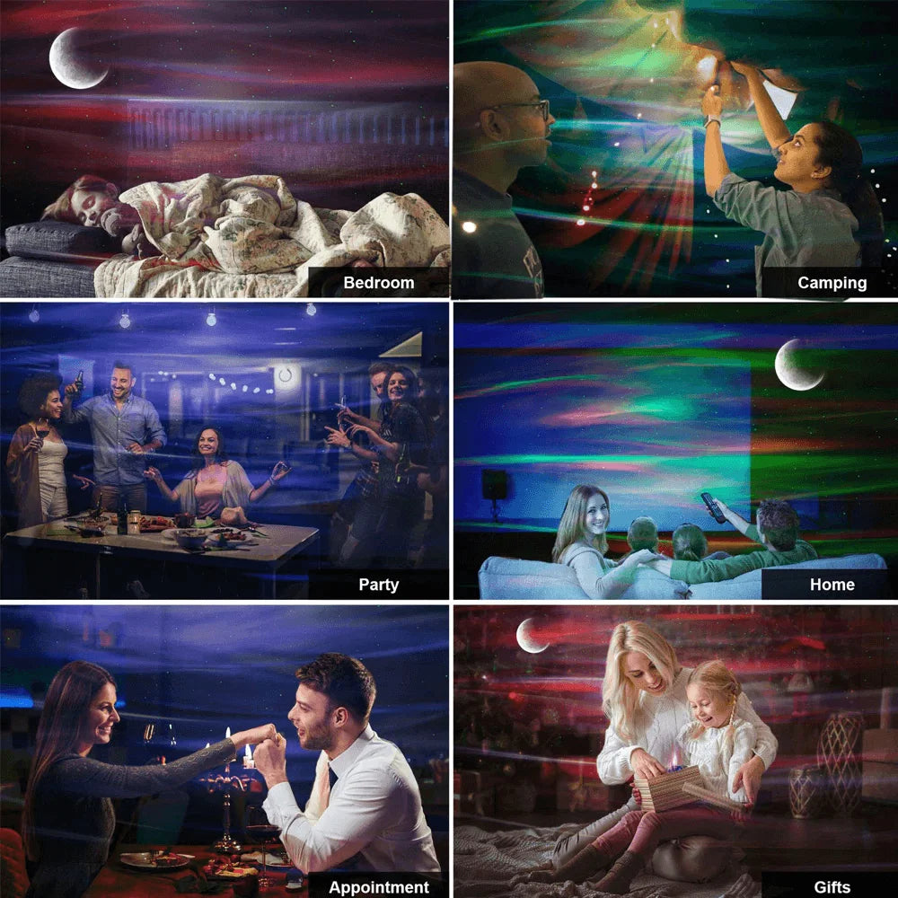 Night light galaxy projector for dreamy nights and relaxing ambiance - lightning | projectors