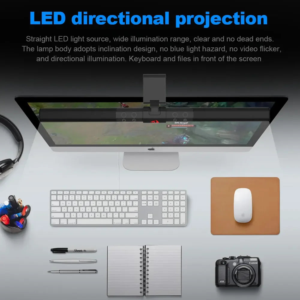 Redragon beryl gml-113 monitor light - elevate your workspace with the best redragon beryl monitor light - lightning