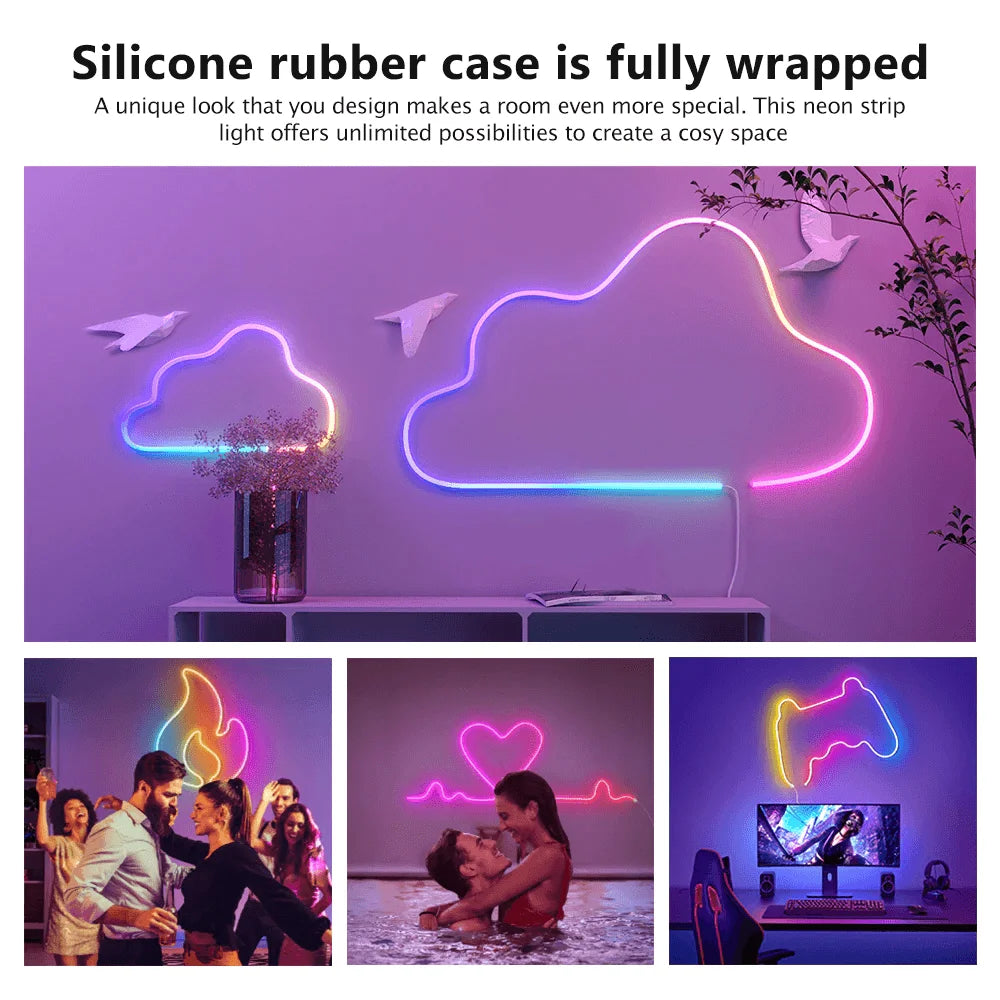Rgb led smart neon strip ws2811 - lightning | strip lights