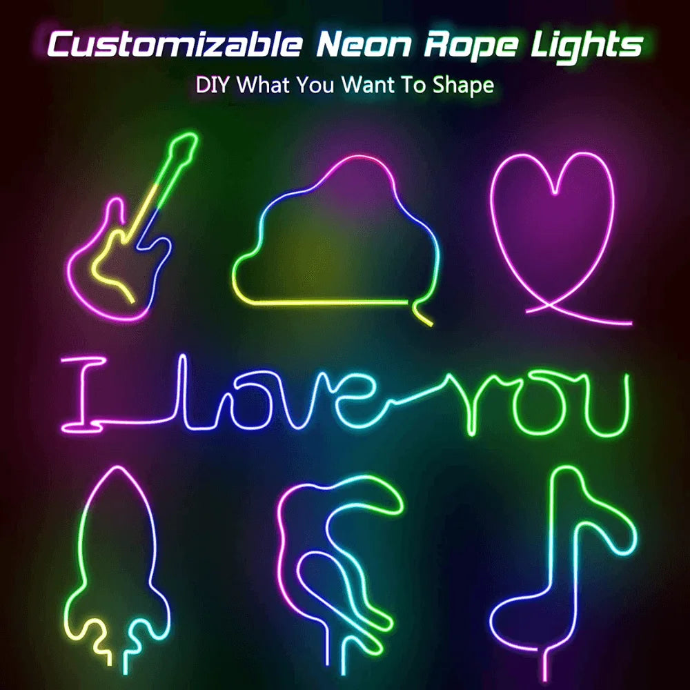 Rgb led smart neon strip ws2811 - lightning | strip lights