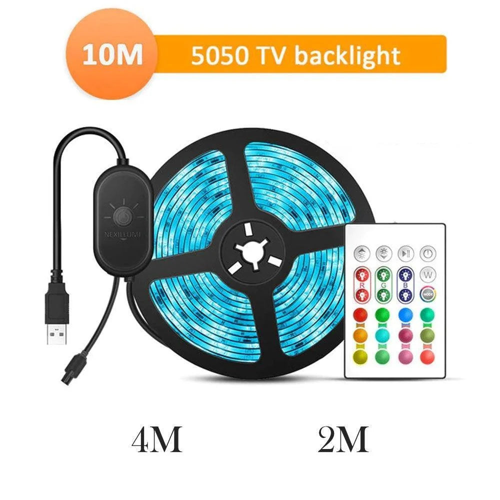 Rgb led strip light rgb5050 led with app control - lightning | strip lights