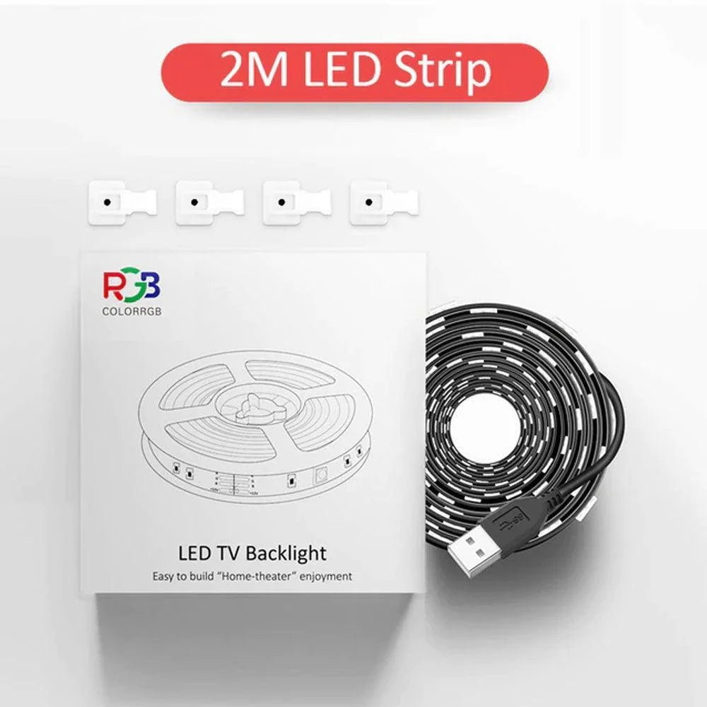 Rgb led strip light rgb5050 led with app control - 2 m - lightning | strip lights