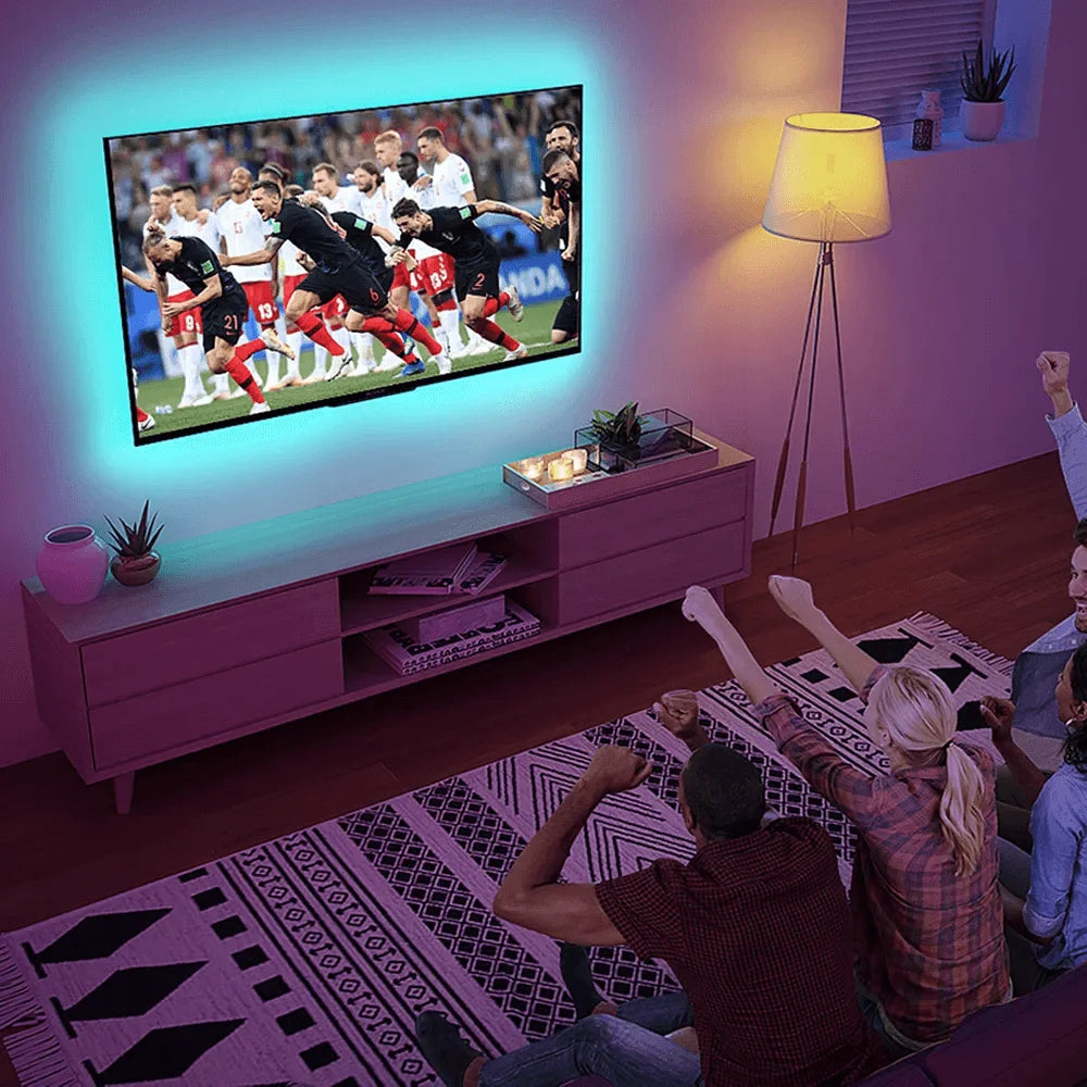 Rgb led strip light rgb5050 led with app control - lightning | strip lights
