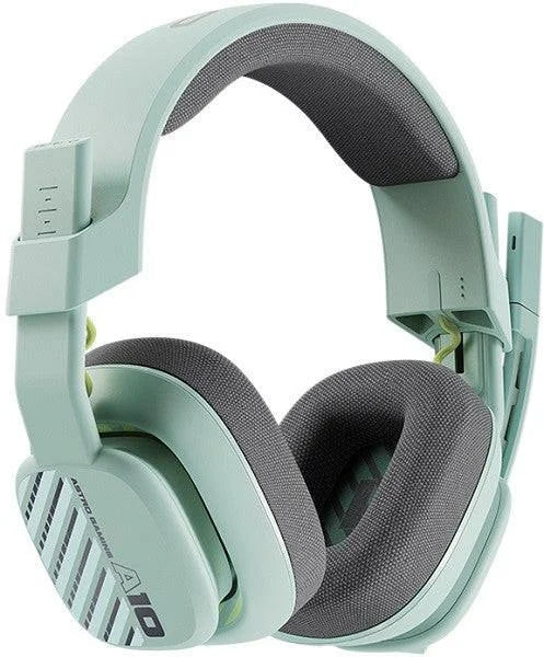 Logitech astro a10 gen 2 wired headset over-ear gaming headphones green - headsets