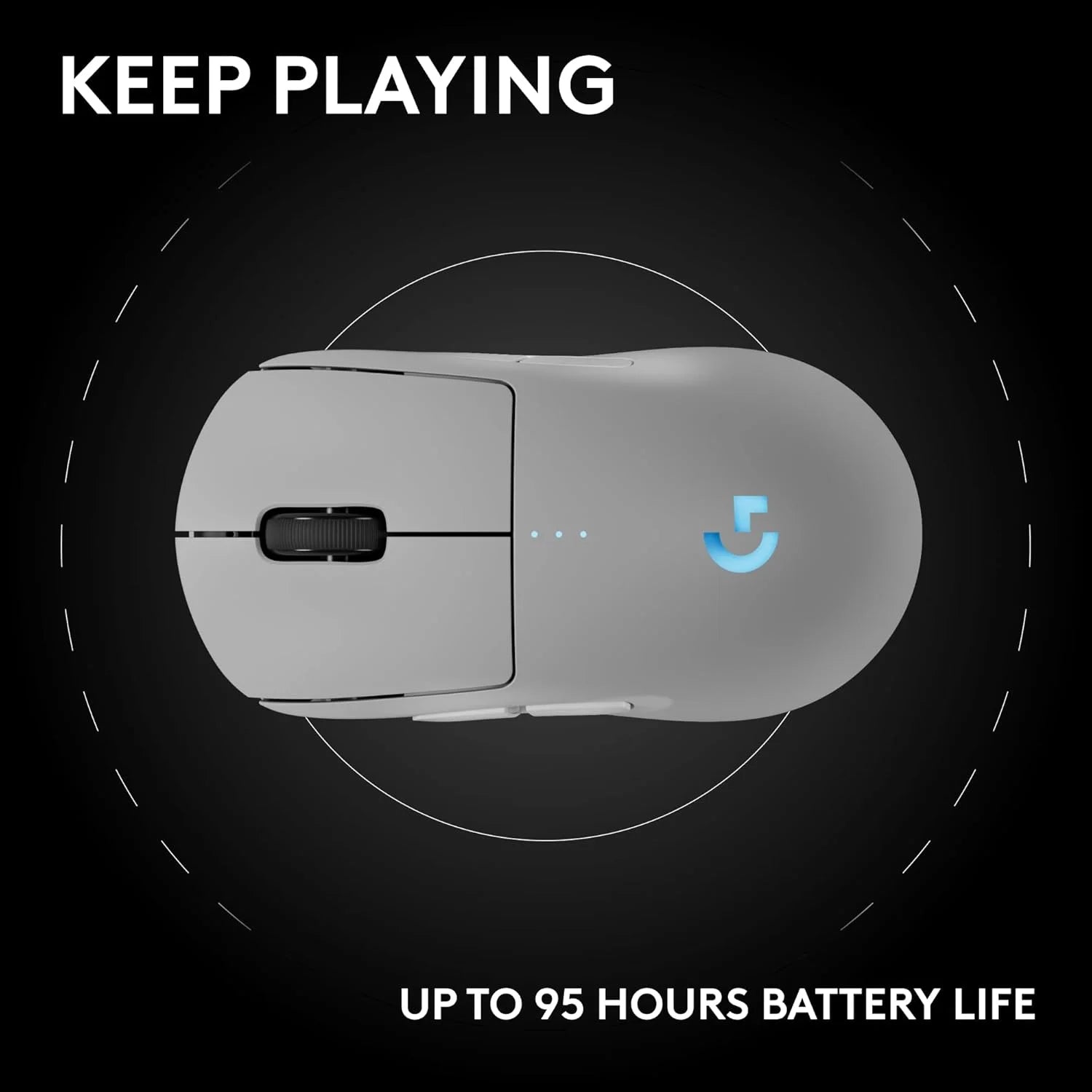 Logitech g pro 2 lightspeed wireless gaming mouse right- or left-handed mouse with up to 4 customizable and switchable