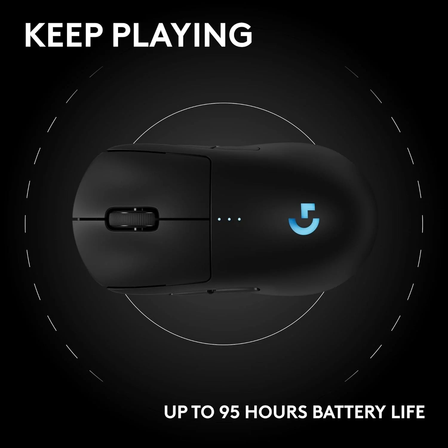 Logitech g pro 2 lightspeed wireless gaming mouse right- or left-handed mouse with up to 4 customizable and switchable