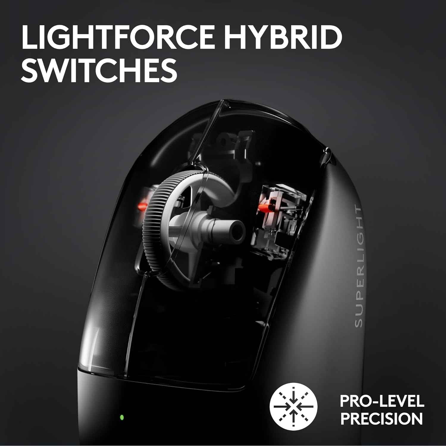 Logitech g Pro x Superlight 2 Lightspeed Wireless Gaming Mouse, 8k Polling,