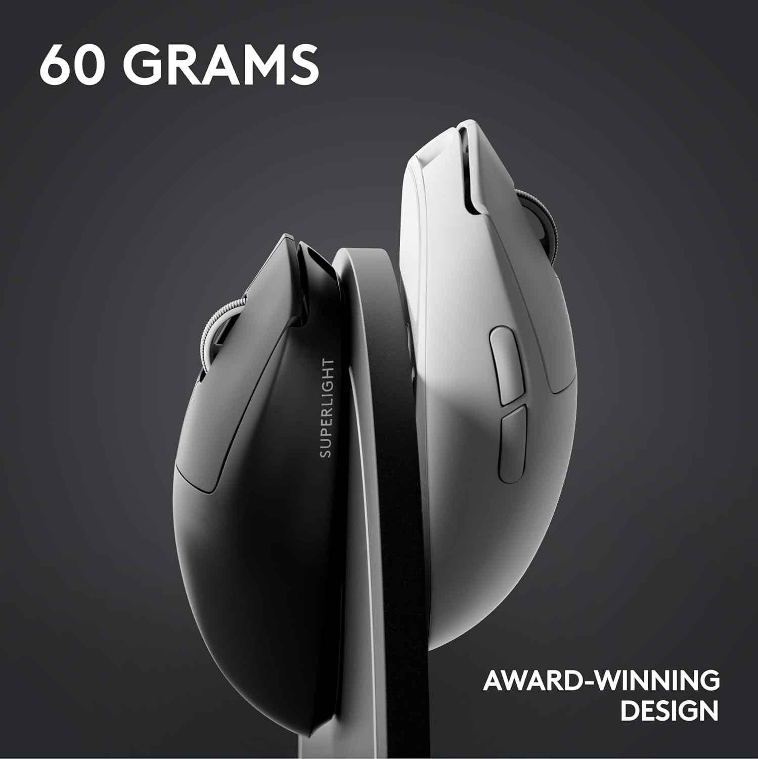 Logitech g pro x superlight 2 mouse - lightspeed wireless gaming mouse with 8k polling rate - mouse