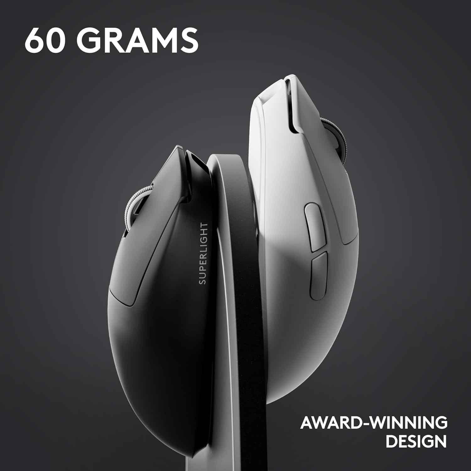 Logitech g pro x superlight 2 mouse - lightspeed wireless gaming mouse with 8k polling rate - mouse
