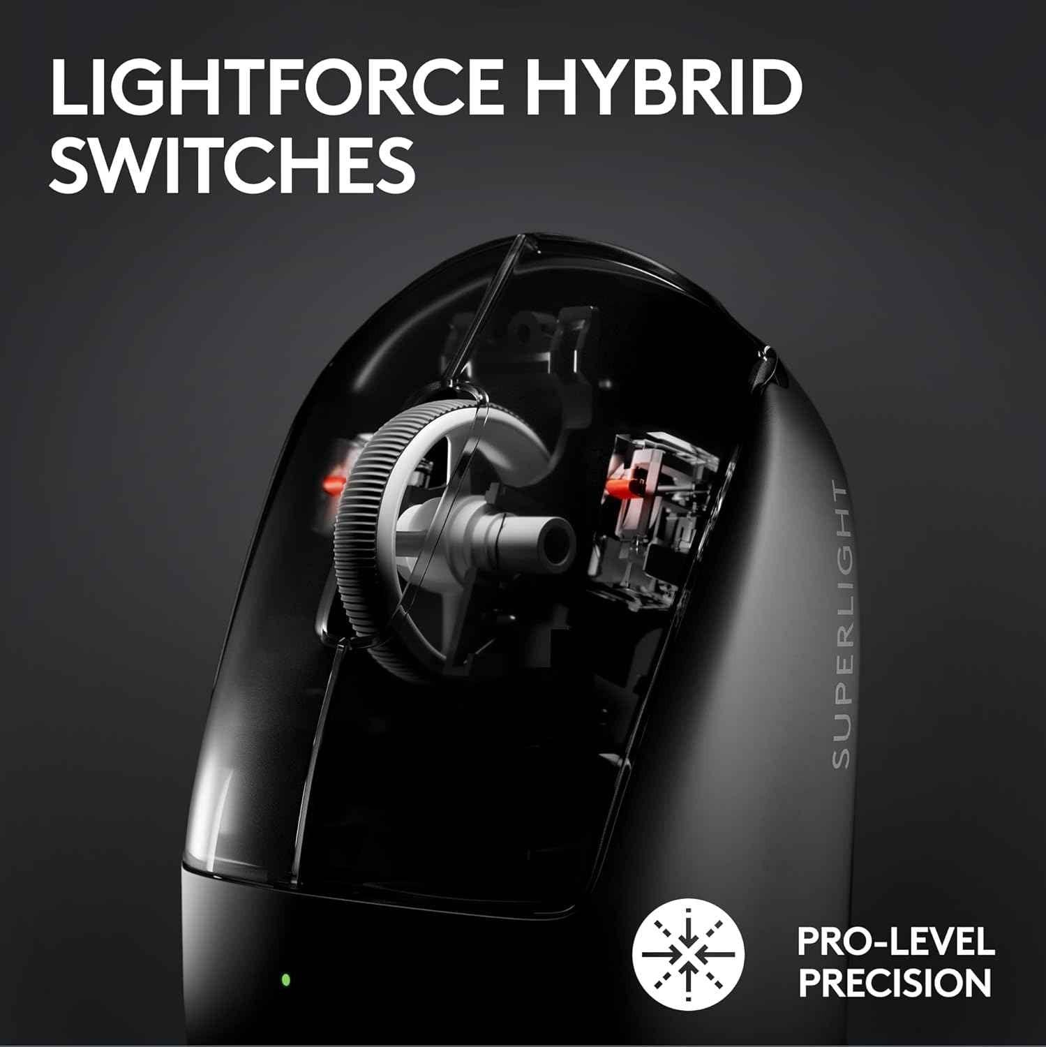 Logitech g pro x superlight 2 mouse - lightspeed wireless gaming mouse with 8k polling rate - mouse