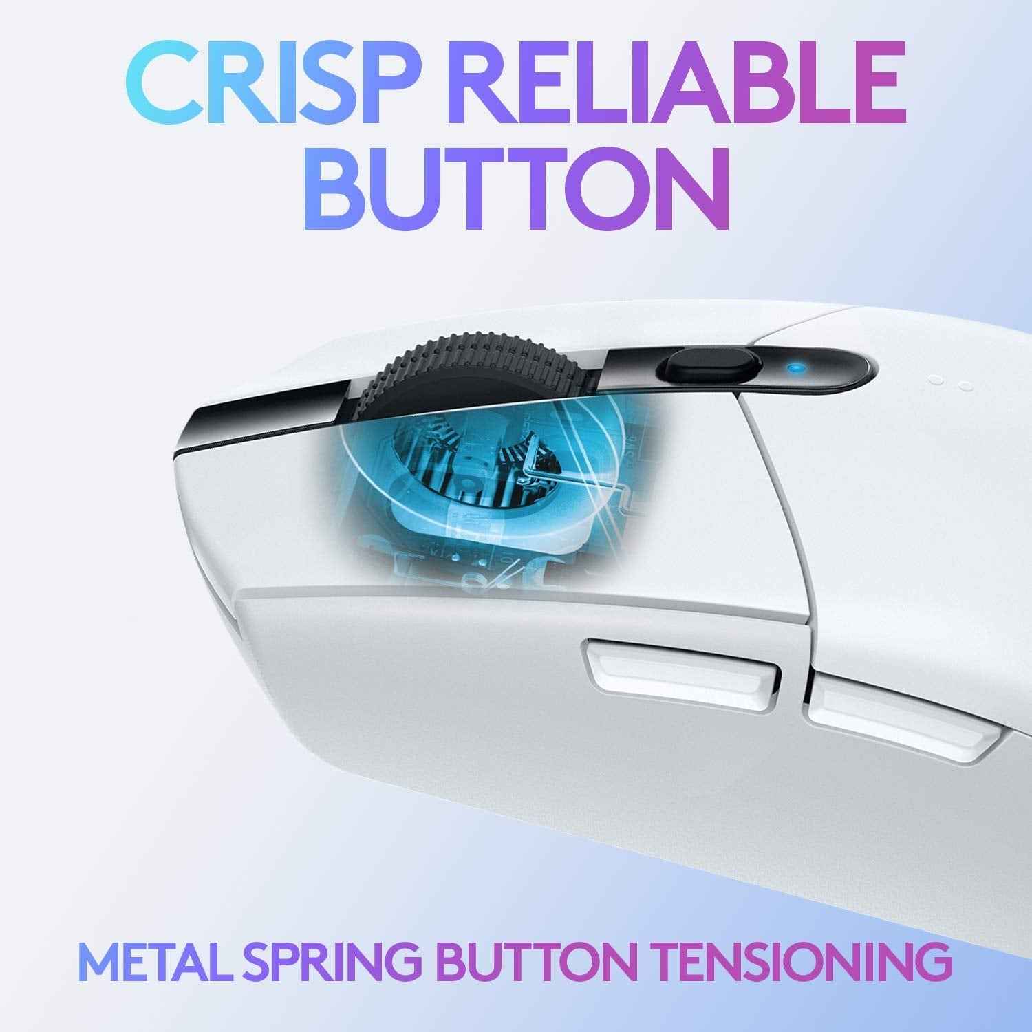 Logitech G304 Lightspeed Wireless Gaming Mouse, Hero Sensor, 12,000 Dpi,