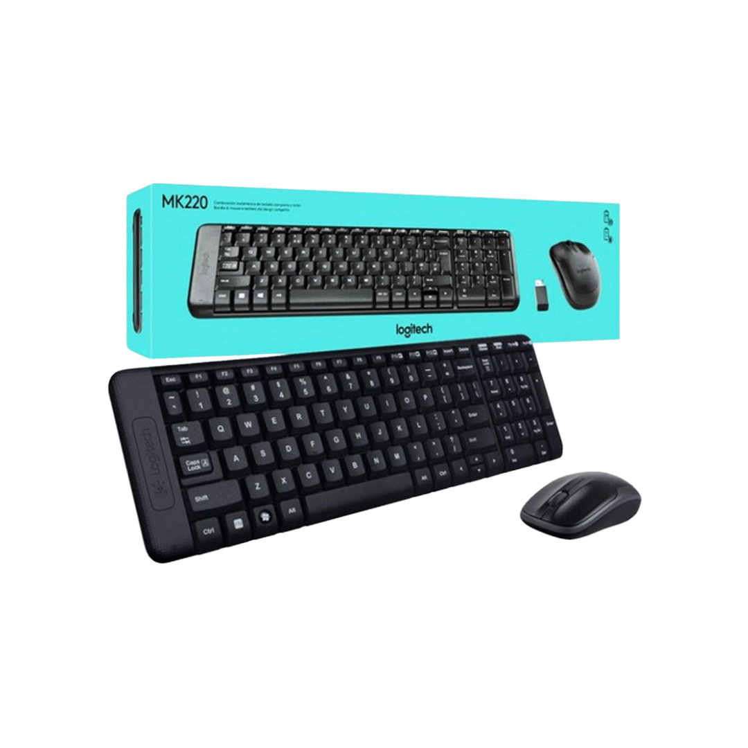 Logitech Mk220 Wireless Combo Keyboard and Mouse - Gameonjo