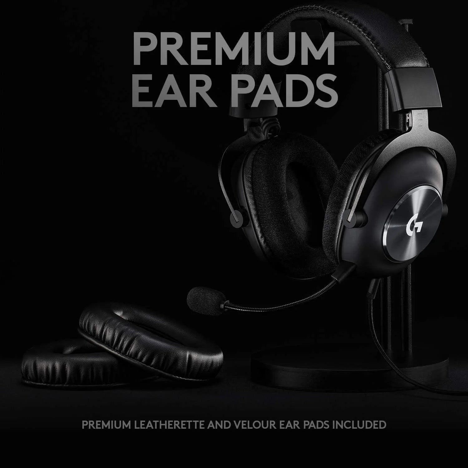 Logitech pro x gaming headset with blue vo!ce mic