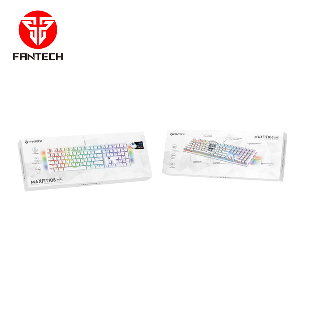 Maxfit108 Space Edition Rgb Mechanical Keyboard - Gameonjo