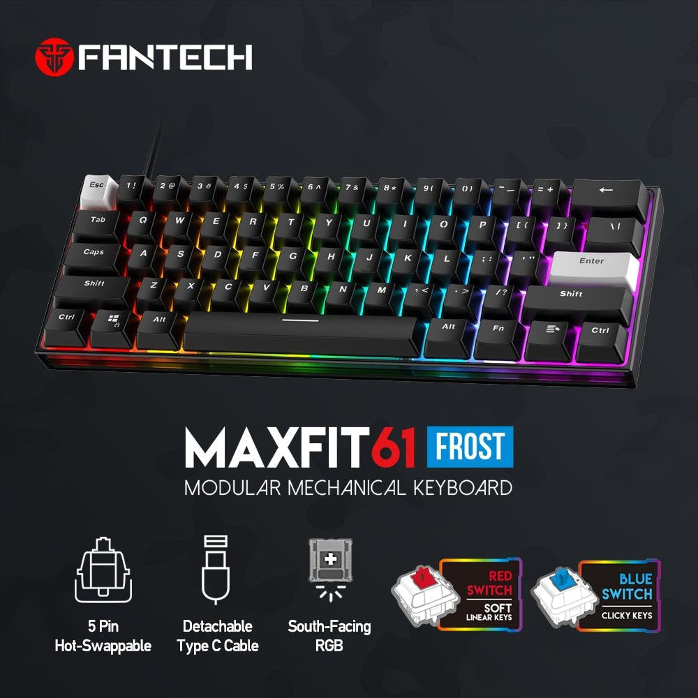 Maxfit61 Frost Modular Mechanical Keyboard - Gameonjo
