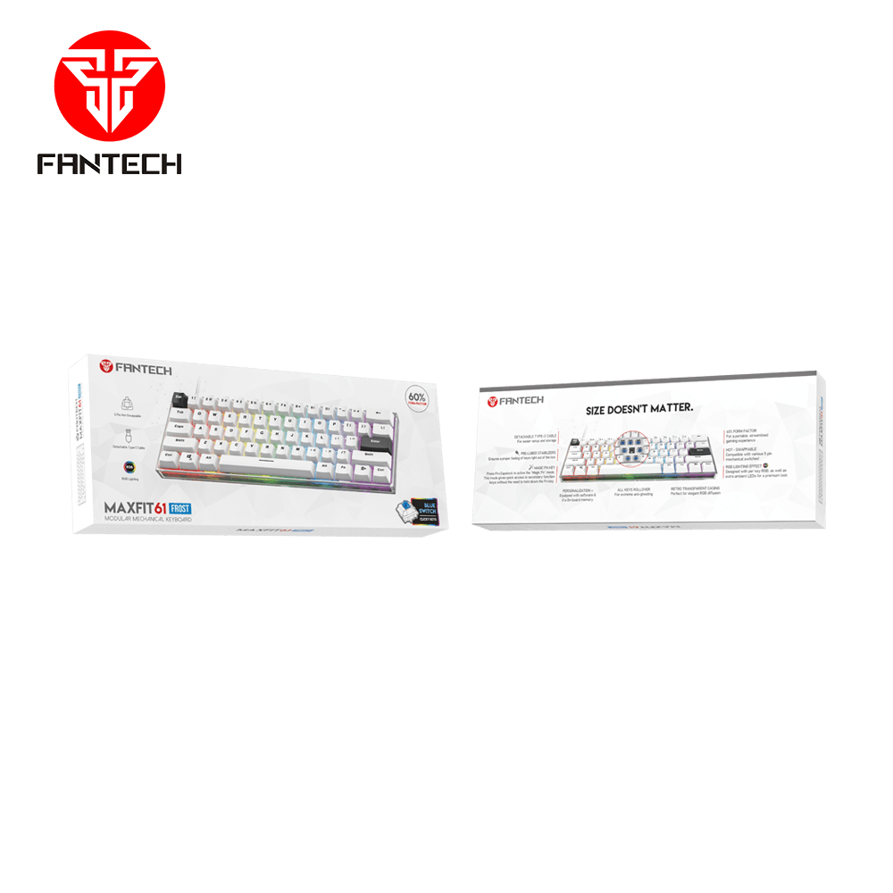 Maxfit61 Frost Modular Mechanical Keyboard - Gameonjo