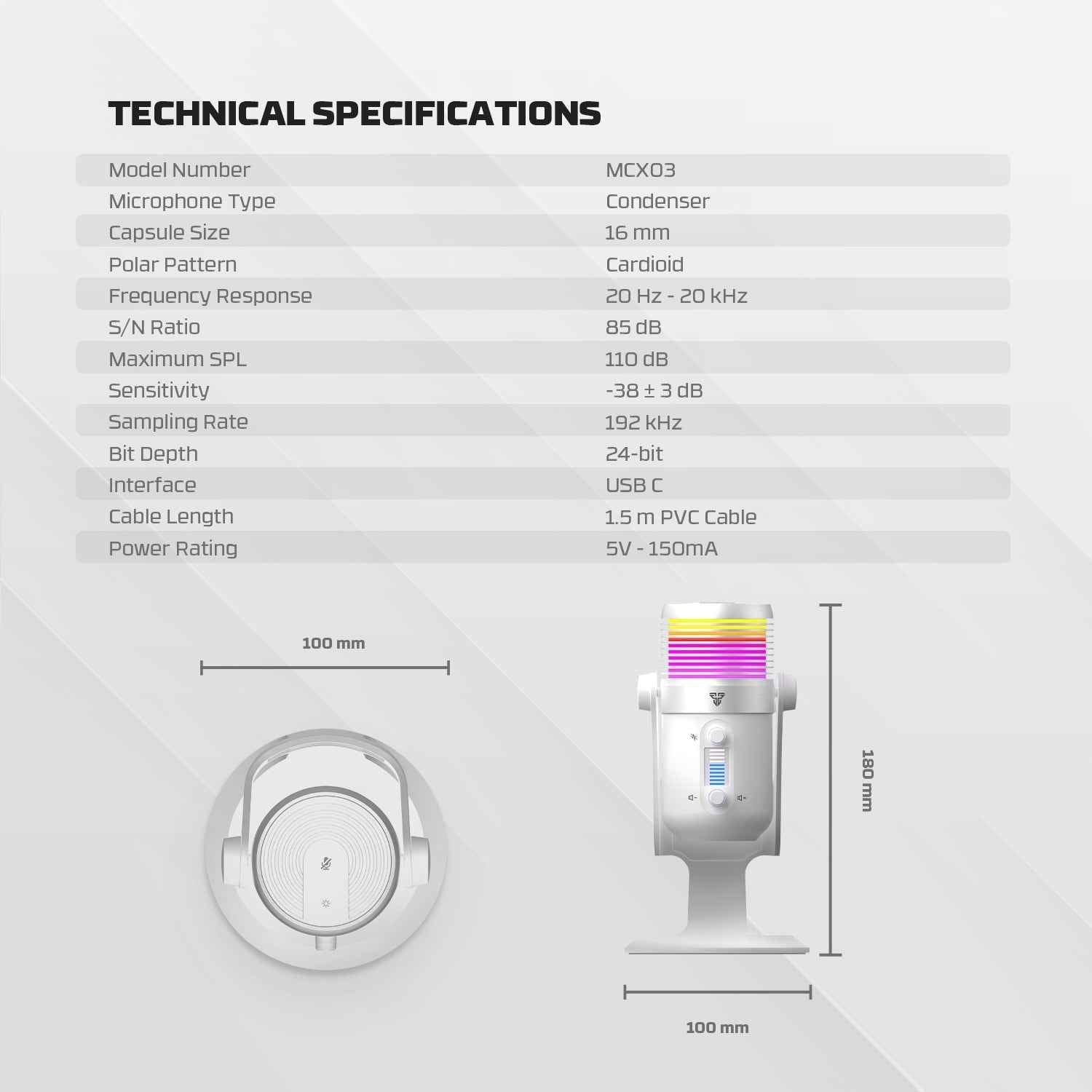 Mcx03 Leviosa Max Condenser Microphone