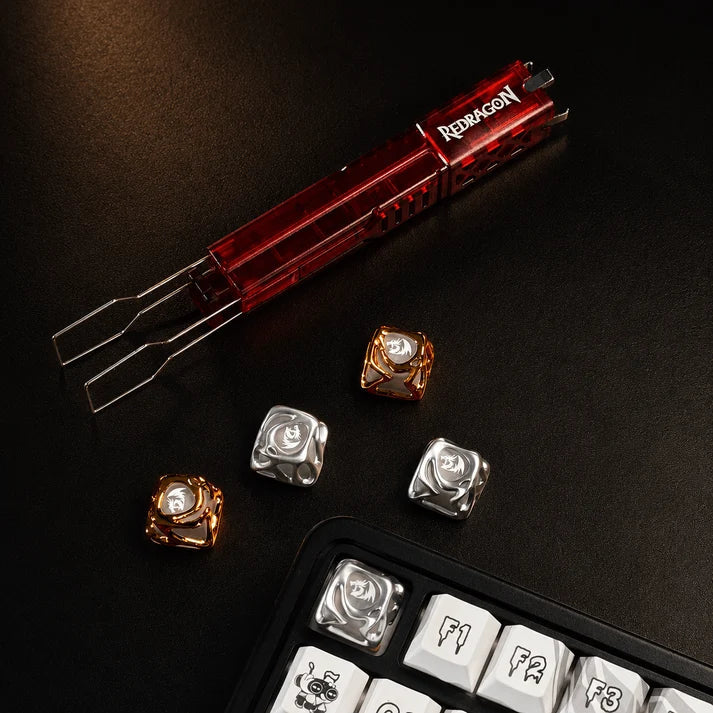 Redragon 2 in 1 keycap puller hot-swappable keyboards switches remover for mechanical keyboards shaft removal