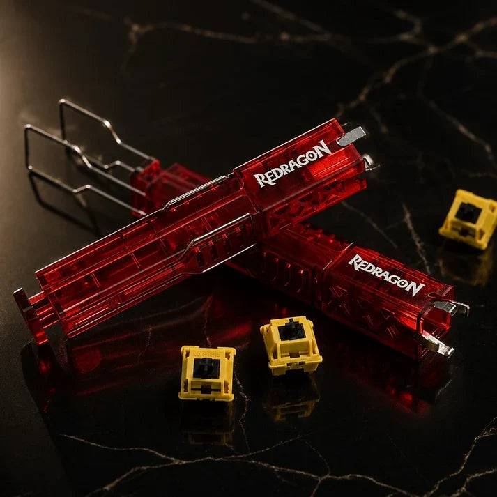 Redragon 2 in 1 keycap puller hot-swappable keyboards switches remover for mechanical keyboards shaft removal